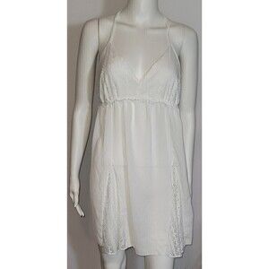 Apt. 9 Intimates Bridal Razer Back Baby Doll Nightgown - Size L